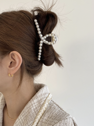 Pearl Hair Tong Pin