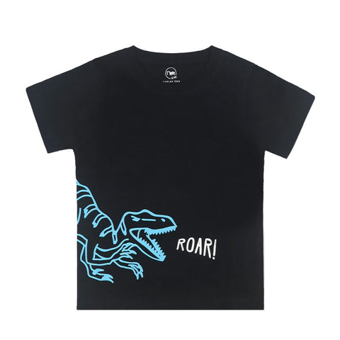 Dinosaur Kids T-shirt (Black)