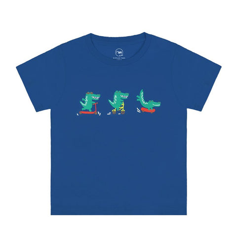 Crocodile Kids T-shirt (Blue)