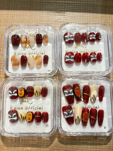 [LIVE STREAMING] CNY Pressed On Nails