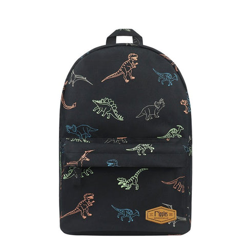 Dinosaurs Mid Sized Kids School Backpack