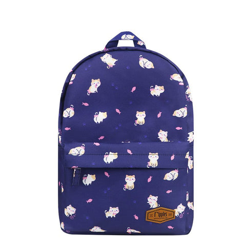 Kittens Mid Sized Kids School Backpack