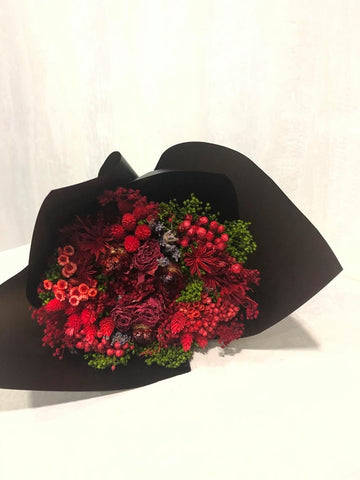 Everlasting dried flowers - Cardinal Red Bloom (Imported)