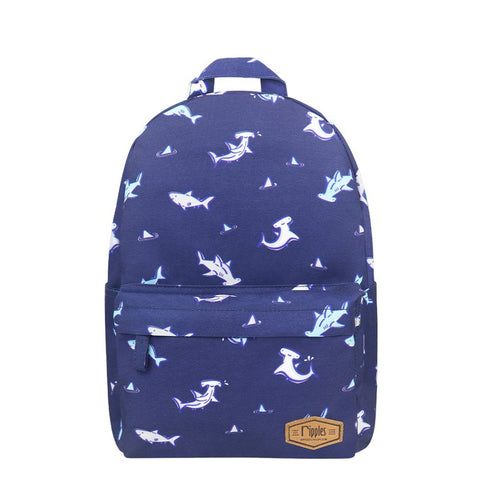 Sharks Mid Sized Kids School Backpack